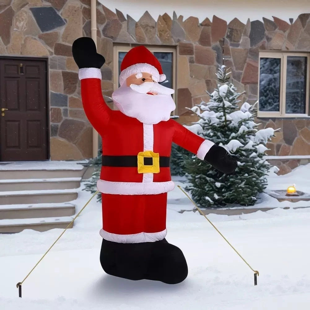 2.4‑meter inflatable waving Santa