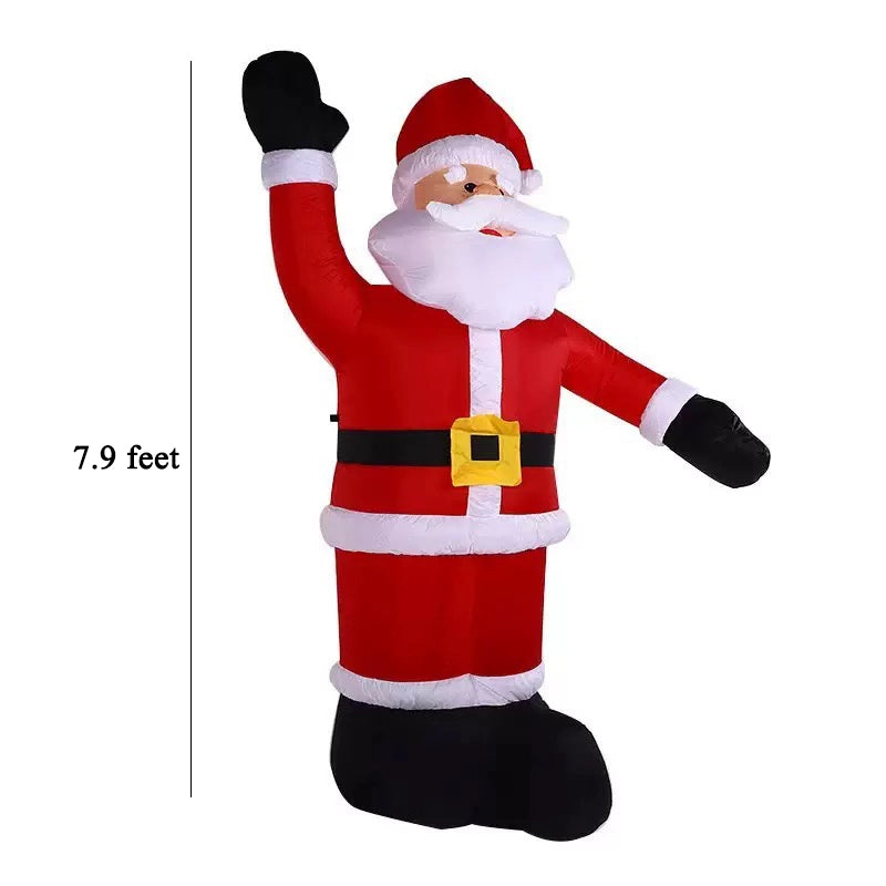 2.4‑meter inflatable waving Santa
