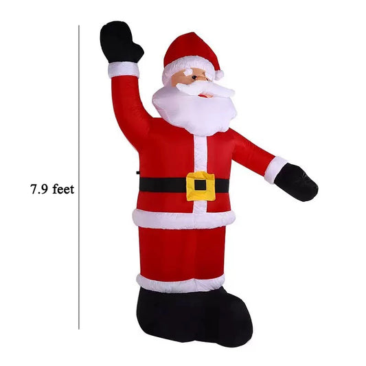 2.4‑meter inflatable waving Santa