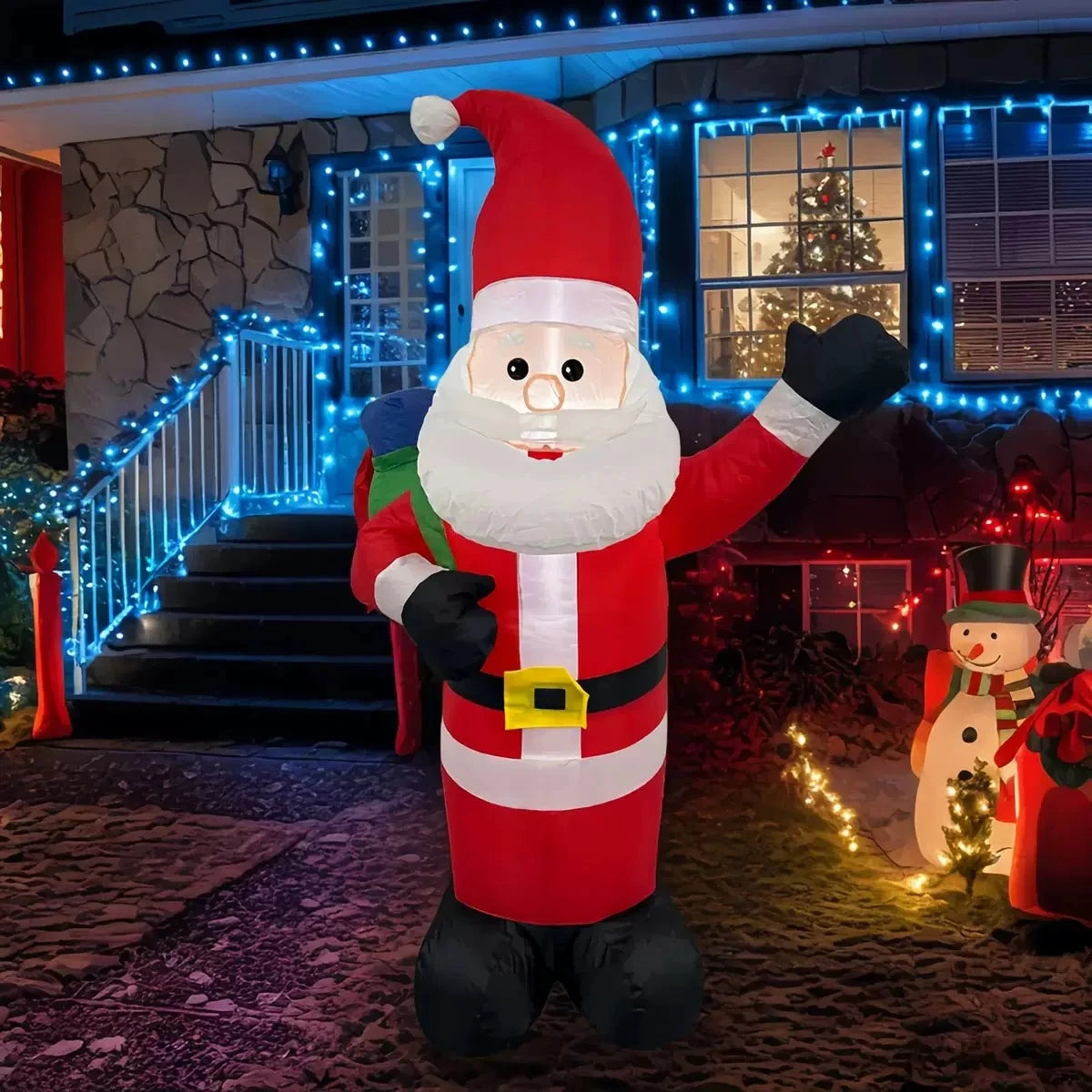 1.2‑meter inflatable waving Santa