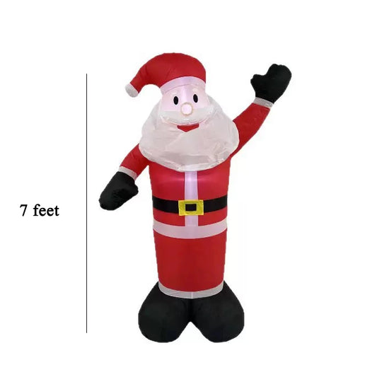 1.8‑meter inflatable waving Santa