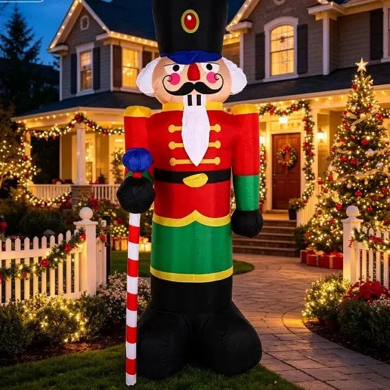 2.4‑meter inflatable waving Santa