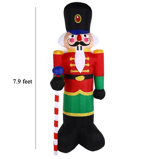 2.4‑meter inflatable waving Santa
