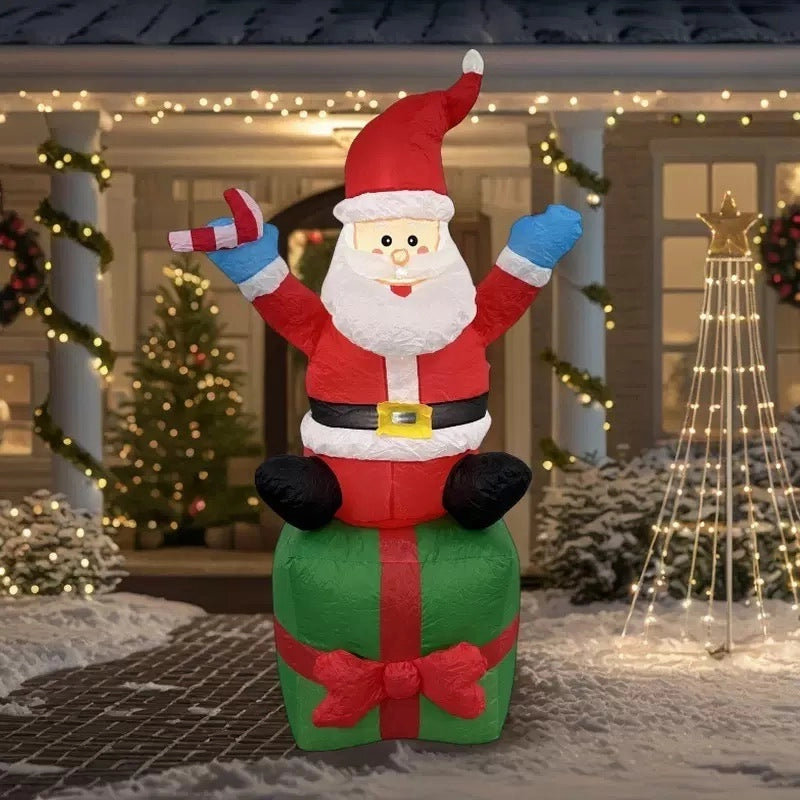 1.8‑meter inflatable waving Santa