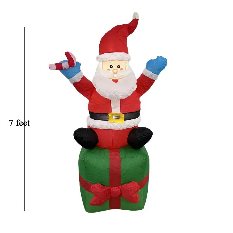 1.8‑meter inflatable waving Santa