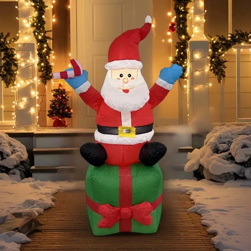 1.8‑meter inflatable waving Santa